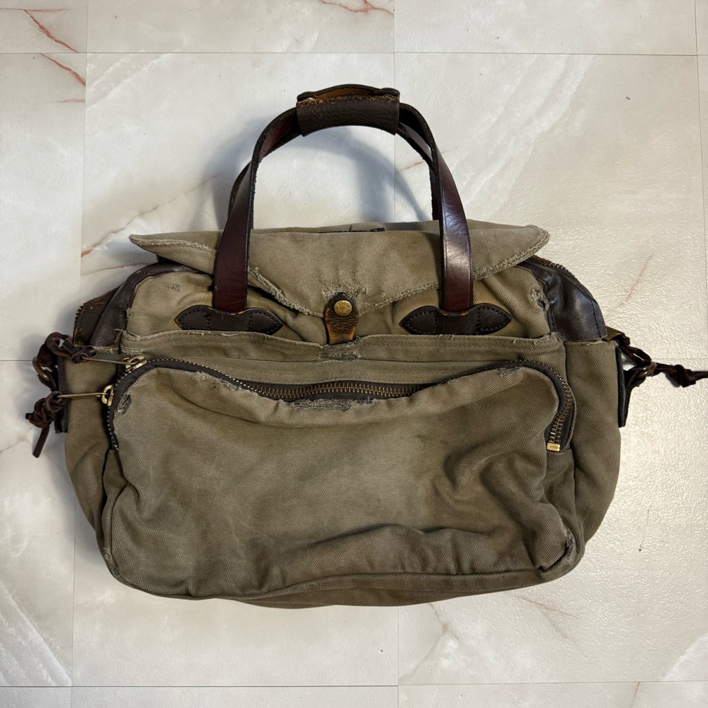 Filson Rugged Twill Padded Computer Bag Vintage
